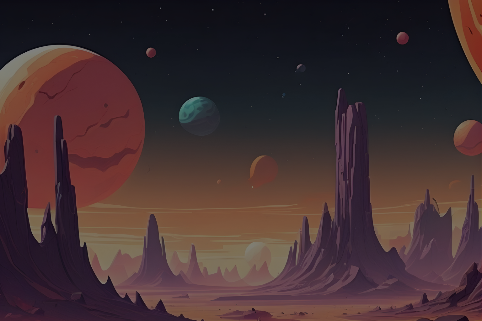 Mystical Forest Background 2